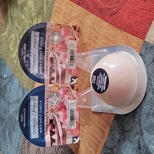 Three Yankee Candle wax melt singles